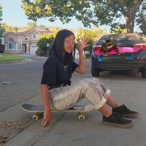 Zara snake print jeans